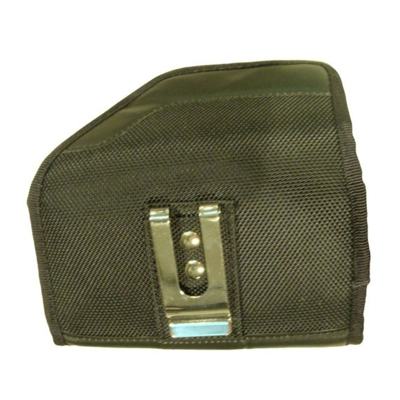 Universal Horizontal Cordura Pouch 4" Cell Phones /Smaller Black Belt Clip ZGEAR - Picture 3 of 4